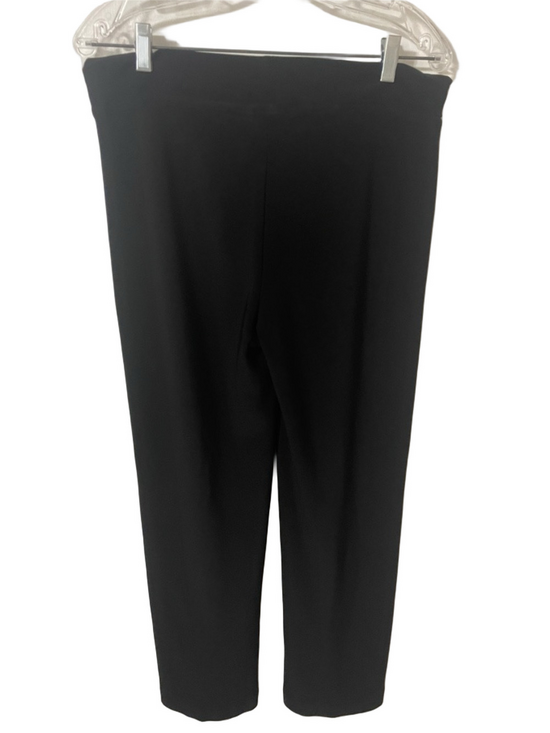 Joseph Ribkoff Black Straight-Leg Pull-On Pants Size 10 - Picture 5 of 7